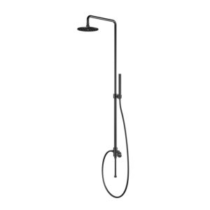 Steinberg Series 100 set de douche 1002770S avec douche à effet pluie et douchette à main, noir mat