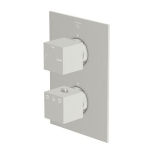 Steinberg Series 160 finishing set 16041333BN Brushed Nickel, for flush-mounted thermostat