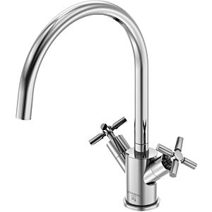 Steinberg Serie 250 Küchenarmatur 2501400 chrom, mit schwenkbarem Auslauf