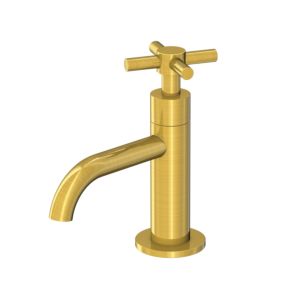 Steinberg Serie 250 Standventil 2502500BG Ausladung 100mm, mit 90Grad Keramikventil, Brushed Gold