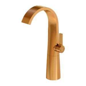 Steinberg Serie 280 Waschtischarmatur 2801700RG ohne Ablaufgarnitur, Ausladung 155mm, rose gold