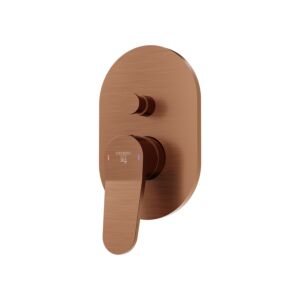 Steinberg Serie 340 Fertigmontageset 3402103 3 BC Unterputz-Wanne/Brausearmatur, brushed copper