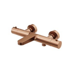 Steinberg Series 340 Bath Thermostat 3403100 BC Surface Mounted, 1/2&quot;, with diverter, projection 194mm, brushed copper