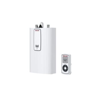 Stiebel Eltron DCE 11/13 RC Chauffe-eau instantané compact 230771  électronique, avec télécommande, sous évier, cuisine, 400 V, classe énergétique A