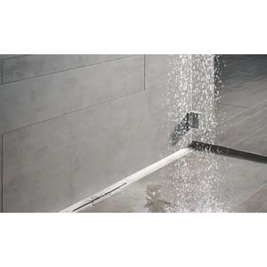 TECE drainprofil Duschrinne Set mit Ablauf 900mm Edelstahl poliert