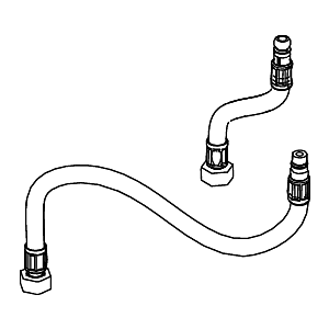 TECE TECEone Panzerschläuche 9820365 warm und kalt, bis 03/20