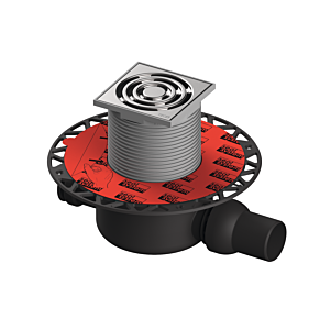 TECEdrainpoint S 120 Ablaufset 3601200 100x100mm, DN50, Norm, Universalflansch