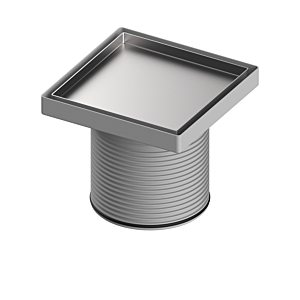 TECEdrainpoint S Rostrahmen 3660011 142x142mm, Edelstahl, Design plate