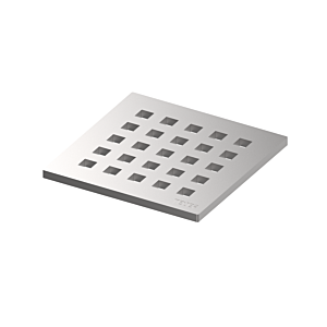 TECEdrainpoint S Designrost 3665009 142x142mm, Edelstahl, quadratum