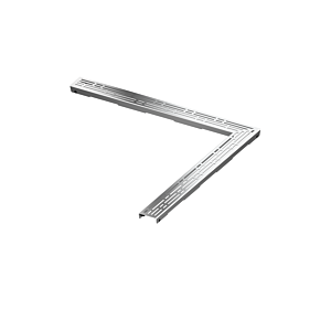TECE Designrost TECEdrainline basic 611010 100 x 100 cm, 90° Winkel, edelstahl poliert