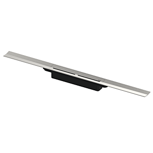 Caniveau de douche profilé TECEdrain 671000, largeur 55 mm, longueur 1000 mm, finition brossée