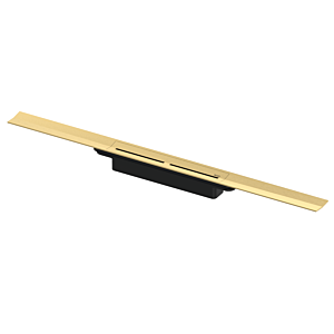 TECE drainprofile shower channel 671002 1000 mm, brushed gold optic / gold optic brushed, width 55mm, PVD