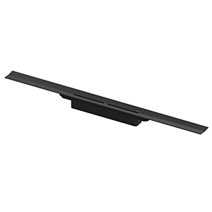 TECE drainprofile Duschrinne 670821 800 mm, Breite 55mm, Edelstahl gebürstet, schwarz