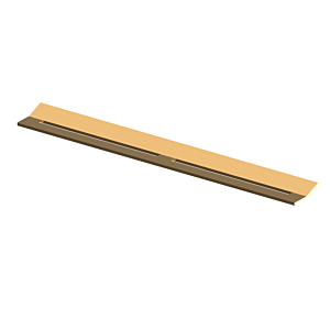 TECE drainprofile profile cover 675013 polished gold optic / gold optic, with PVD, for shower channel