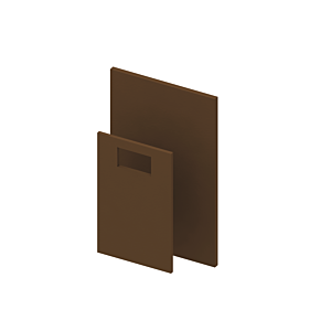 TECE TECEprofil fire protection plate set 9200017 for standard WC - Module with TECE cistern