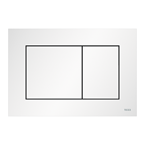 TECE TECEnow plaque d&#39; WC blanc mat, pour double technologie