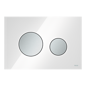 TECEloop 9240659 verre blanc, boutons en chrome mat