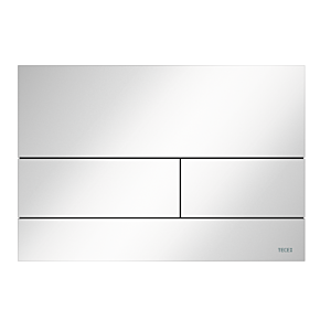 TECEsquare II Metall Betätigungsplatte 9240832 weiß glänzend RAL 9016