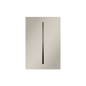 TECE Velvet TECEfilo electronic urinal flush plate 9242027 touchless, 230 V mains, beige Arizona/greige