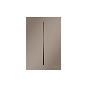 Panneau de capteur TECEfilo Velvet 9242083 pour système de chasse d&#39;eau électronique, beige-brun