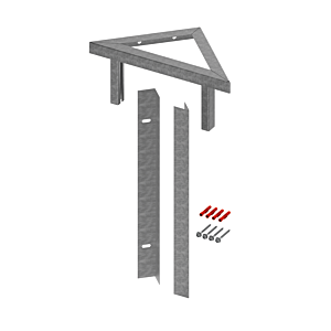 Fixation de module TECEprofil 320 9380015 Montage en angle mural