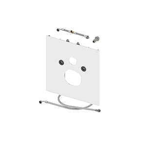 TECE lux WC-Glasplatte 9650103 TECElux Glas weiß, für Dusch-WC Duravit