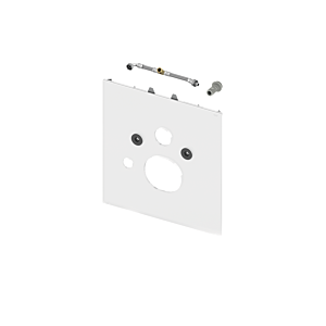 TECE lux WC-Glasplatte 9650104 TECElux Glas weiß, für Dusch-WC Aquaclen Sela