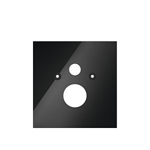 TECE lux WC-WC-Glasplatte 9650105 Glas schwarz, für Standard-WC, TECElux