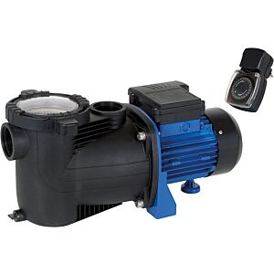 T.I.P. Poolpumpe - Filter-/Umwälzpumpe mit Vorfilter und Timer, 40 m³ Becken,  13.000 l/h, selbstansaugend, SPP 600 FT 30444