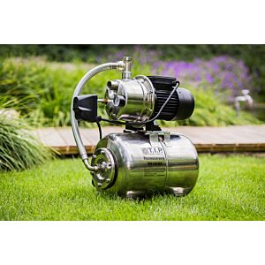 T.I.P. HWW 4500 INOX domestic waterworks - stainless steel 31140, 4,350 l/h, 50 m delivery head, 1,200 W, 22 l pressure tank