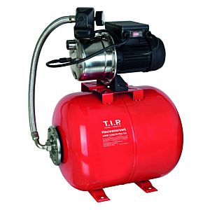 T.I.P. HWW 1300/50 Plus TLS domestic waterworks 31311,  50 l tank, with dry run protection, 4,200 l/h, 50 m delivery head, 1,200 W