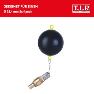 T.I.P. Ballflimmer 30914, Avec vanne à pied, prélèvement flottant, pour citernes et puits