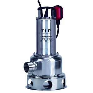 TIP dirty water construction pump - stainless steel, 30,000 l/h, 13 m discharge head, 1,800 W, washing solution, up to 95°C, Extrema 500/13 IX 30171