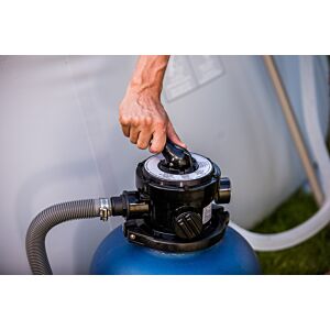 T.I.P. Sandfilteranlage - Pool-Filterset mit Vorfilter, 40 m³ Becken,  13.200 l/h, 4-Wege-Ventil, SPF 370 F, 30309