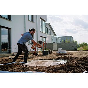 T.I.P. Schmutzwasser Baupumpe - Edelstahl mit Schneidwerk, 18.000 l/h,  50 mm Korngröße, bis 90°C, Extrema CUT 300/18 CX 30277