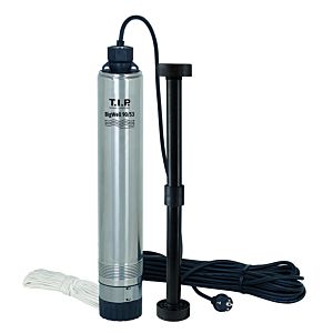 T.I.P. BigWell 90-53 Brunnenpumpe - Tiefbrunnenpumpe 30083 Edelstahl, 5.400 l/h,  53 m Förderhöhe, sandresistent, ab Ø10 cm