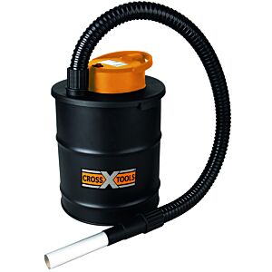 CROSS TOOLS ash vacuum cleaner - chimney vacuum cleaner, 12 l, 600 W, 150 mbar, incl. HEPA filter, CAS 600 CN, 68523