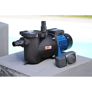 TIP pool pump - filter/circulation pump with pre-filter and timer, 30 m³ pool, 10,000 l/h, self-priming, SPP 400 FT 30443