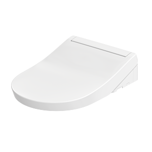 TOTO WC-Sitz-Aufsatz TCF34170GEU 38,3x54x13cm, mit verdeckten Anschlüssen, mit Fernbedienung, weiß