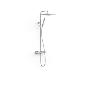 Système de douche Tres Over Wall 19039307 avec thermostat en saillie, chromé