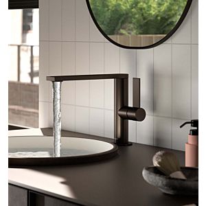 Tres Project-tres mitigeur lavabo 21120501NM levier latéral, sans garniture de vidange , noir mat