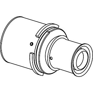 Raccord à sertir Uponor S-Press PLUS 1039942 40 x 32 mm, réduit, PPSU
