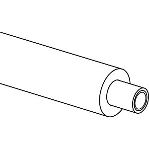 Uponor Uni Pipe Plus Verbundrohr 1063558 25 x 2,5 mm, Ring 50 m, vorisoliert, S6 WLS 035, blau