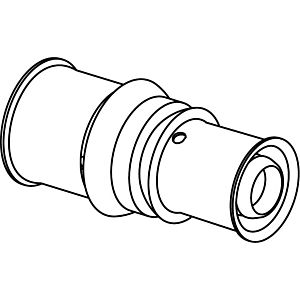 Uponor coupling 1070552 20 x 16 mm, reduced