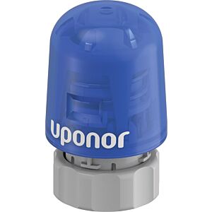Uponor Vario S Thermoantrieb 1013006 230 V, blau, stromlos geschlossen, für Edelstahlverteiler