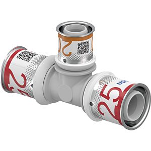 Té à sertir Uponor S-Press PLUS 1039957 25 x 20 x 25 mm, réduit, PPSU