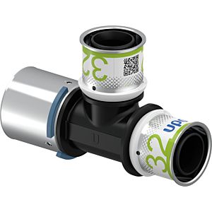 Té à sertir Uponor S-Press PLUS 1039965 40 x 32 x 32 mm, réduit, PPSU