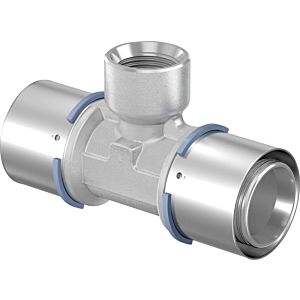 Té à sertir Uponor 1046923 40 x Rp 3/4 IG x 40 mm, laiton étamé