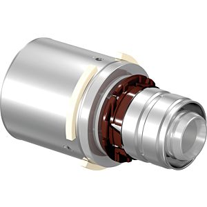 Uponor press coupling 1046930 40 x 25 mm, reduced, tin-plated brass
