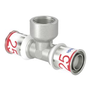Uponor S-Press PLUS T-Stück 1070599 25 x Rp 3/4 IG x 25 mm
